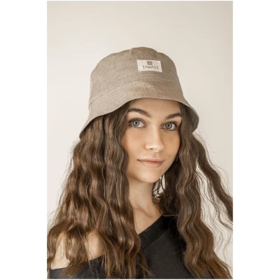 TAWAST Damen vegan Bucket Hat Tundra Haselnuss