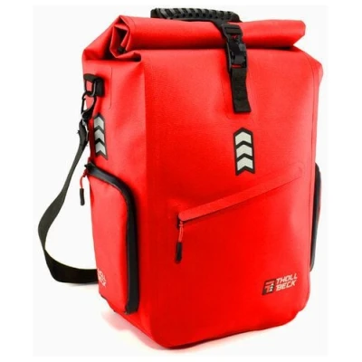 THOLLBECK 3 in 1 Fahrradtasche & Fahrradrucksack wasserdicht (23-27l) mit Magnetverschluss