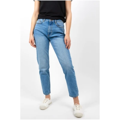 TORLAND Damen vegan Mom Jeans Maria Hellblau