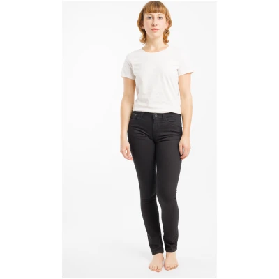 TORLAND Damen vegan Slim Jeans Regular Teresa Schwarz