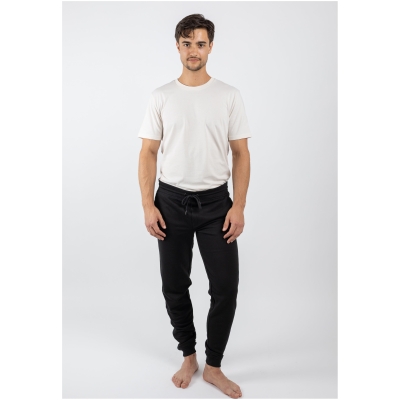 TORLAND Herren vegan Jogginghose Steps Schwarz