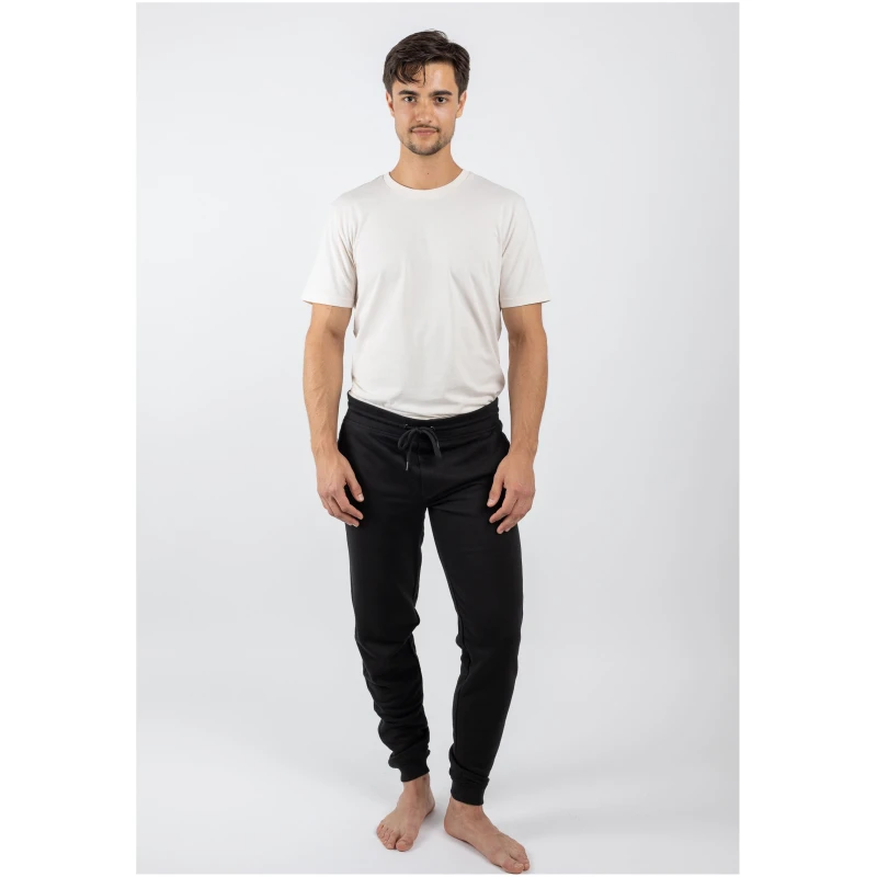 TORLAND Herren vegan Jogginghose Steps Schwarz