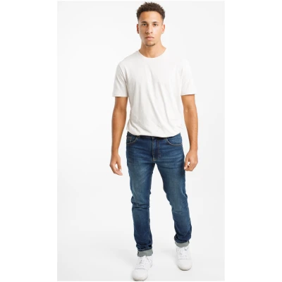 TORLAND Herren vegan Schmale Jeans Benny Dunkles Indigoblau