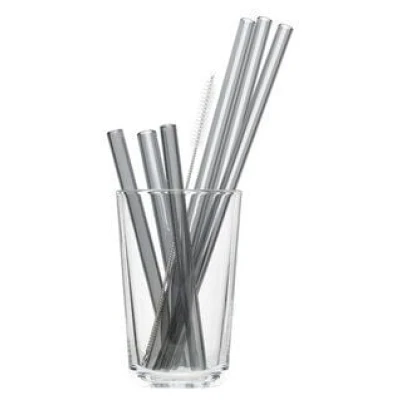TRANQUILLO Cocktail Strohhalm 6er Set Glas (MX865, MX866)