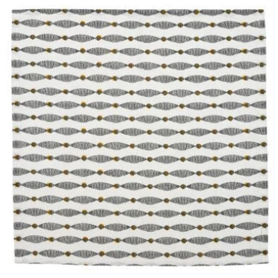 TRANQUILLO Serviette ART DECO aus Biobaumwolle, GOTS-zertifiziert, 40 cm (TEX149)