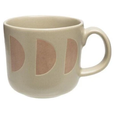 TRANQUILLO Tasse Art Deco aus Steinzeug 4 Varianten 400 ml