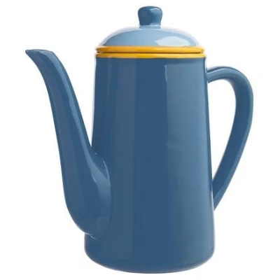 TRANQUILLO Teekanne BLUE CANDY aus Steinzeug (POR739)