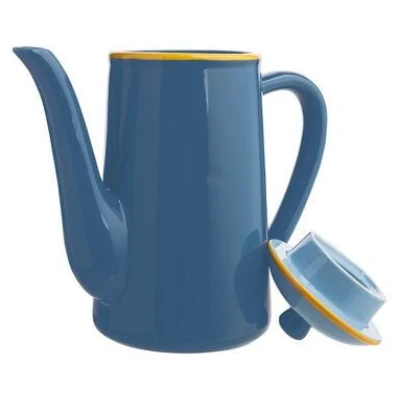 TRANQUILLO Teekanne BLUE CANDY aus Steinzeug (POR739)
