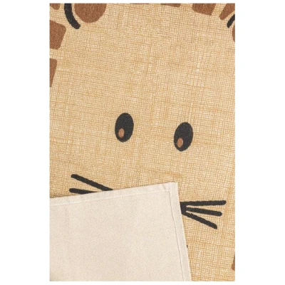 TRANQUILLO Teppich für Kids LION, Good Weave-zertifiziert, 150 x 90 cm (BS209)