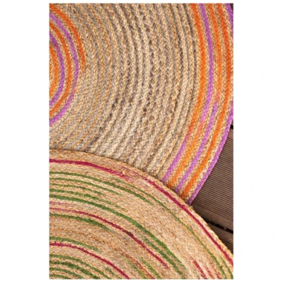 TRANQUILLO Teppich rund BOHO CHIC, Good Weave-zertifiziert, 120 cm (BS220, BS221)