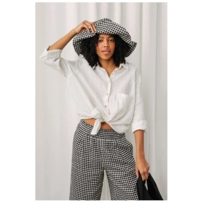 TWOTHIRDS Shirt Vegan "Judinsalo" aus 100% Leinen