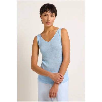 Tanktop mit V-Ausschnitt