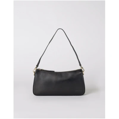 Taylor - Black Classic Leather - Mini Shoulder Bag Removable Strap