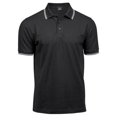 TeeJays Herren Men Stretch Polo Shirt Kurzarm Zweifarbig