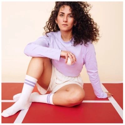 Tennissocken 3er-Set "popeia" aus Bio-Baumwolle