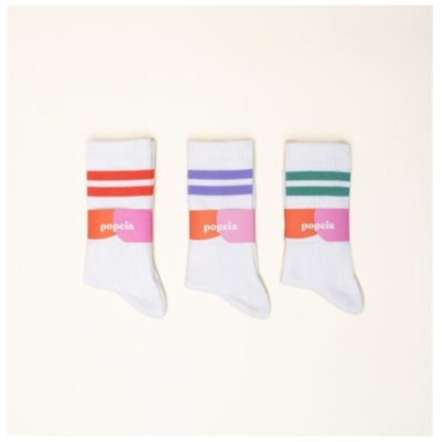 Tennissocken 3er-Set "popeia" aus Bio-Baumwolle