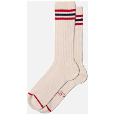 Tennissocken Retro Off White