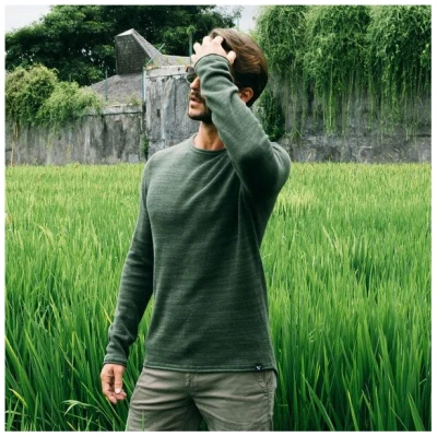 The Driftwood Tales Basic-Strickpullover - Herren Pullover - Driftwood Tales - aus Bio-Baumwolle