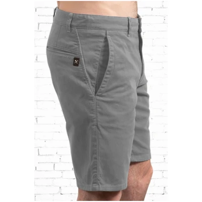The Driftwood Tales Herren vegan Kurze Chinos Grau