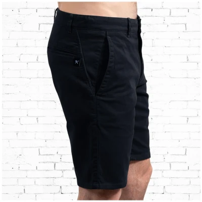 The Driftwood Tales Herren vegan Shorts Chino Schwarz