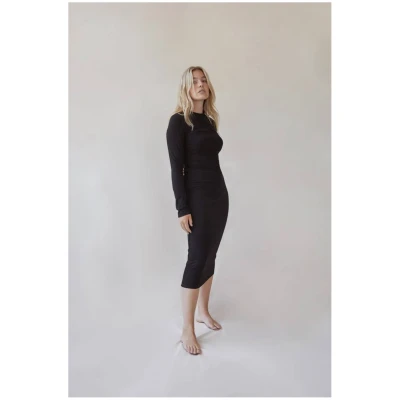 The Ellie / Longsleeve Dress - Black