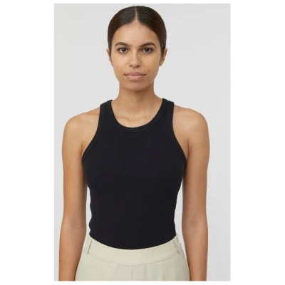 The Slow Label Geripptes Tank Top aus Bio- und recycelter Baumwolle / Wendbar