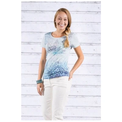 The Spirit of OM T-Shirt Wasserlilie Kurzarm