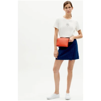Thinking MU Damen vegan Rock Milena Seersucker Blau