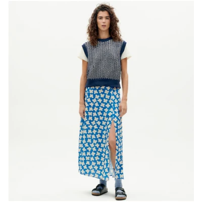 Thinking MU Damen vegan Rock Schmetterling Tora Blau