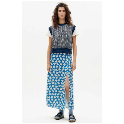 Thinking MU Damen vegan Rock Tora Großer Schmetterling Blau