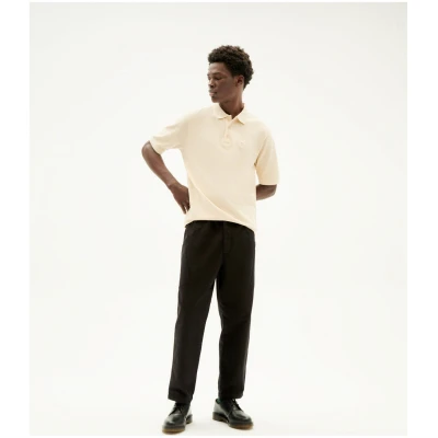 Thinking MU Herren vegan Polo Sonne Ecru