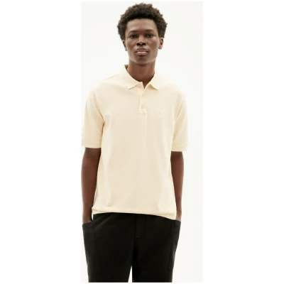 Thinking MU Herren vegan Polo Sonne Ecru