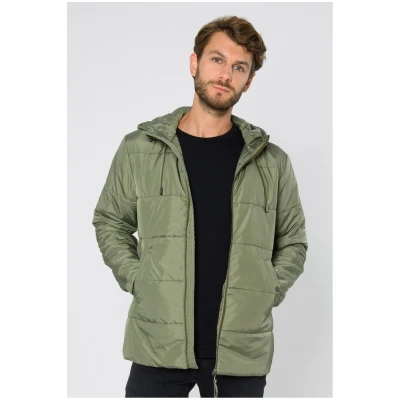 ThokkThokk Herren vegan Jacke Kapok Deep Lichen Grün