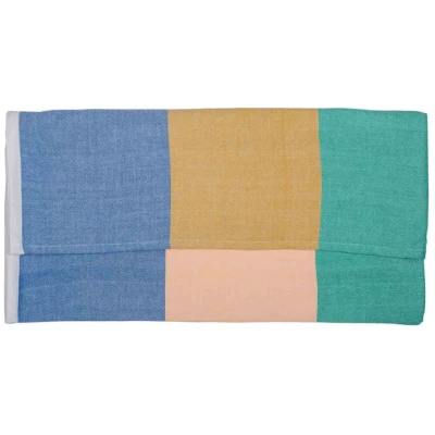 Tischdecke blau / gelb / grün / rosa 240x140