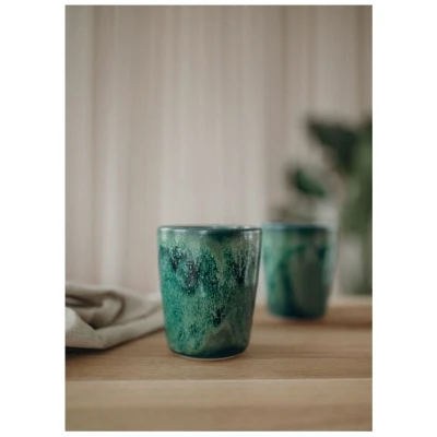Töpferei am Wald Becher Keramik / 300 ml / Trinkbecher handgemacht