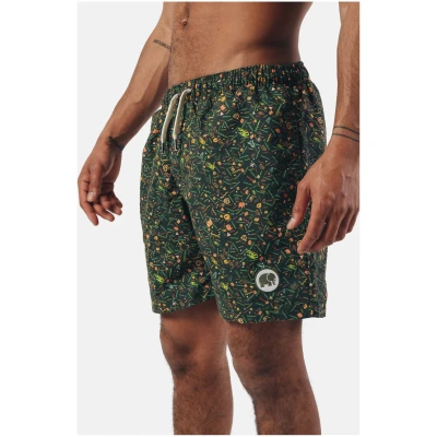 Trendsplant Herren vegan Badehose Dogtown Grün