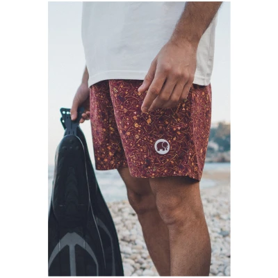 Trendsplant Herren vegan Badehose Dogtown Rot
