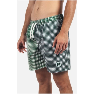 Trendsplant Herren vegan Badehose Picknick Grün