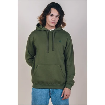 Trendsplant Herren vegan Hoodie Essential Dark Olive Grün