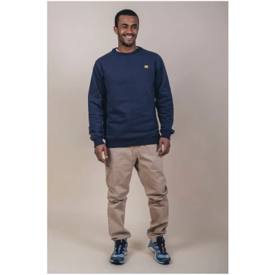 Trendsplant Herren vegan Pullover Essential Blau