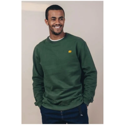 Trendsplant Herren vegan Pullover Essential Pastures Grün
