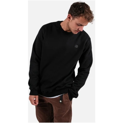 Trendsplant Herren vegan Pullover Essential Schwarz