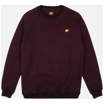 Trendsplant Herren vegan Pullover Weinrot