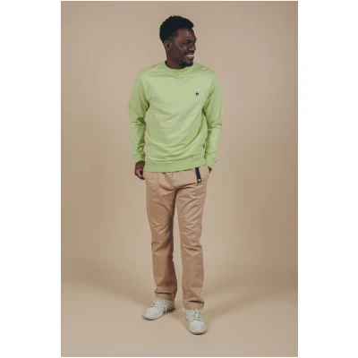 Trendsplant Herren vegan Rollkragenpullover Blossom Spring Green