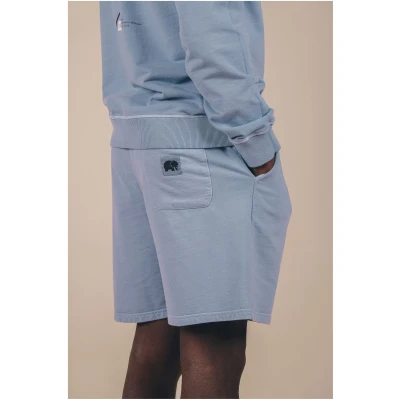 Trendsplant Herren vegan Xalo Sport Shorts Sunset Blau