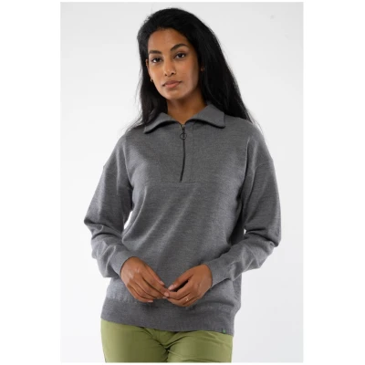 Troyer mit Zipper aus Wolle, Hanf & Bio Baumwolle, Merino/Schafswolle