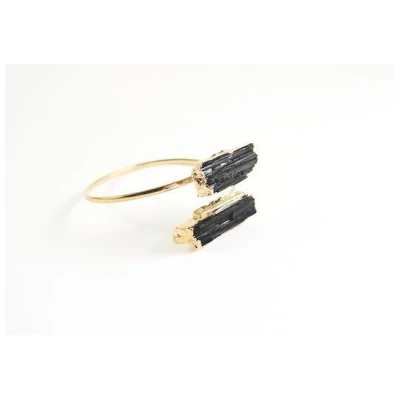 Turmalin Armreif von Crystal and Sage