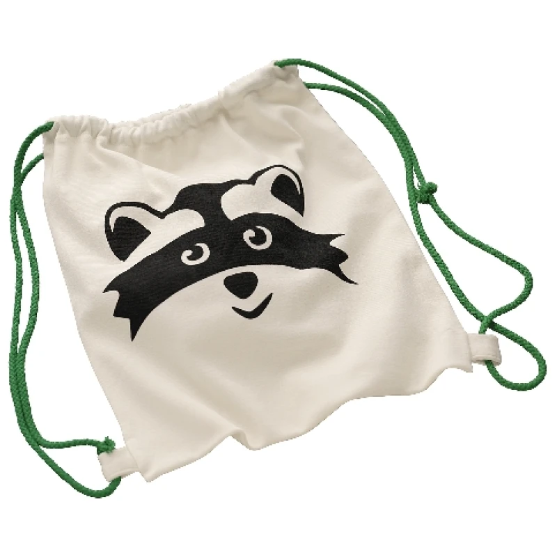 Turnbeutel aus Bio-Baumwolle, naturweiß B 30 x L 35 cm
