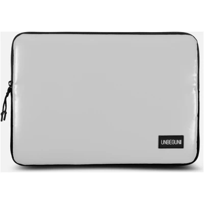 UNBEGUN Herren vegan Laptop-Hülle Grau