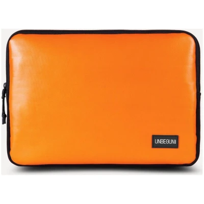 UNBEGUN Herren vegan Laptop-Hülle Orange